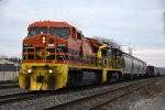 Manifest rolls west towards the yard